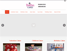 Tablet Screenshot of doofiescakes.org